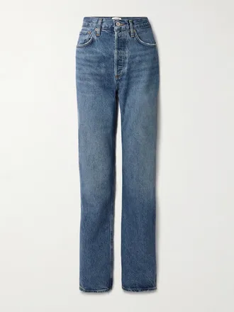 A Gold E Jeans A Gamba Dritta E Vita Alta Kelly - Blu