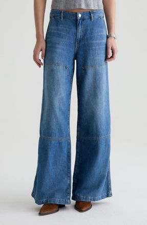 AG - Adriano Goldschmied Stella High Waist Wide Leg Jeans in Galaxy at Nordstrom, Size 26