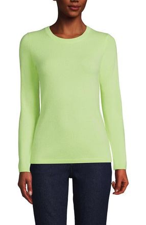 Lands End Cashmere Sweater in Fluorescent Green at Nordstrom, Size X-Small P