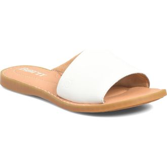 B&oslash;rn Izabel Sandal in Cream Metallic White at Nordstrom, Size 11