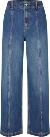 Masai Parvelle Denim Broek - Dames - Loose Fit Jeans - Blauw - M - Denim - Jeans