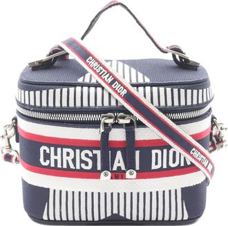 Dior Trousse con ricamo anni 2010 - Blu