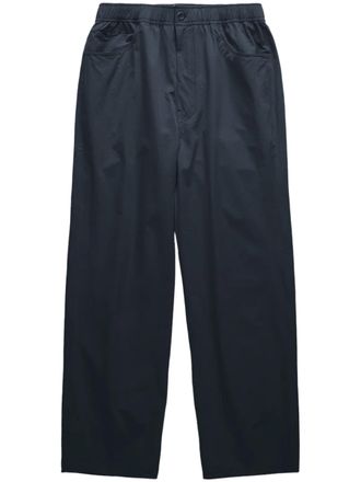 Norse Projects Relaxed Straight-Leg Trousers with Elastic Waistband and Functional Pockets
