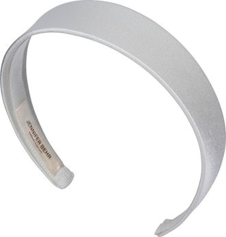 Jennifer Behr Lydia Satin Headband in Cream at Nordstrom