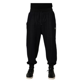Dolce & Gabbana Sweatpants, male, Black, Size: M Jogger Pants