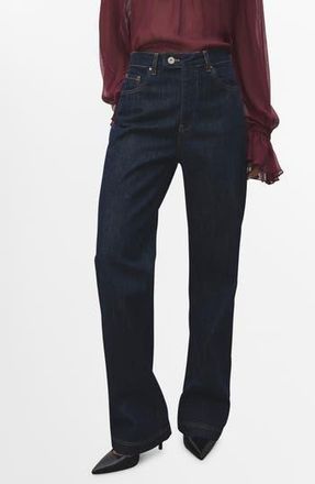 Mango Straight Leg Jeans in Open Blue at Nordstrom Rack, Size 4