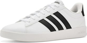 adidas Grand Court Mens Shoes White/Black : 10.5 D - Medium, Synthetic/Textile