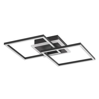 Lindby L&aacute;mpara De Techo Led fjardo En Negro Aluminio - Lindby