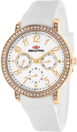 Seapro Womens Swell Silver Round 37mm