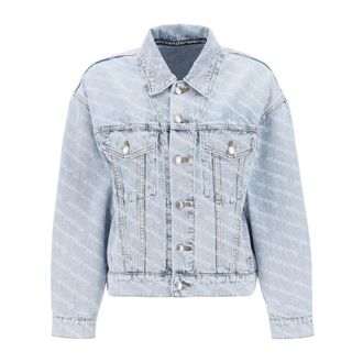 Alexander Wang Dames, Jassen, Blauw, Maat: XS Denim