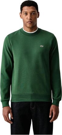 Lacoste Klassiek Fleece Sweatshirt - Heren - Sweatshirts - Groen - 2XL - Katoen - Hoodies & sweatvesten