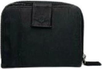 Prada Pre-owned Wallets, female, Black, Size: ONE SIZE Pre-owned Polyester Wallet