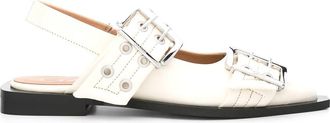 Ganni Buckle Ballerina