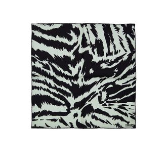 Tom Ford Grijze Zijde Pocket Vierkant