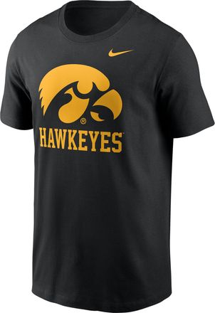 Nike Iowa Primetime Logo Mantra Nike Mens College T-Shirt in Black | N19900AIA-TZL