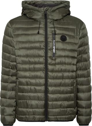 Plein Sport Piumino trapuntato con cappuccio - Verde