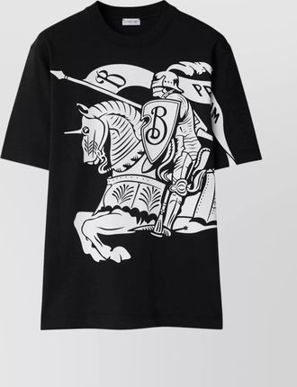 Burberry cotton ekd print short-sleeve t-shirt