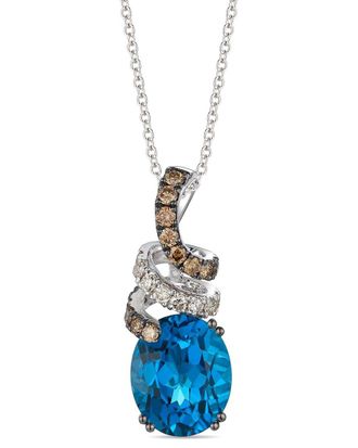 Le Vian Chocolate Shavings 14K 4.14 Ct. Tw. Diamond & Topaz Pendant