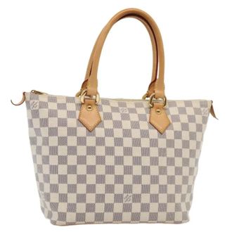 Louis Vuitton Pre-owned Handbags, female, White, Size: ONE SIZE Pre-owned Canvas Handbag