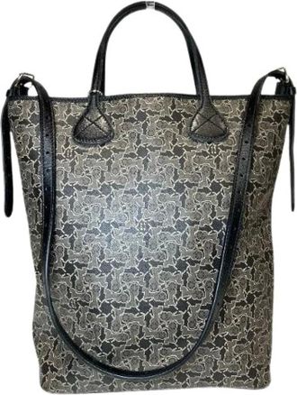 Celine Pre-owned Tote Bags, female, Black, Size: ONE SIZE Pre-owned Sangle 2way tote bag