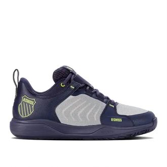 K-Swiss Mens Ultrashot Team Shoes In Peacoat/grey/violet