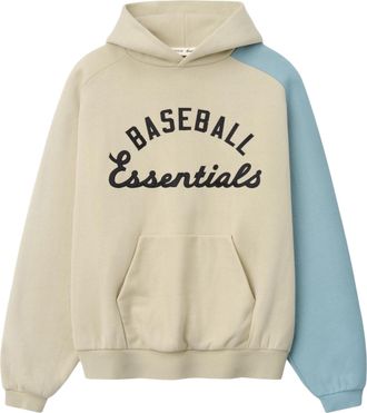Fear of God x MLB Raglan Sport Hoodie Sandstone Stone Blue RW00210-0099