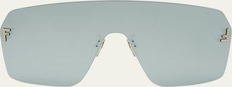 Fendi Mens Fendi First Metal Shield Sunglasses