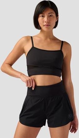 Backcountry Destination Square Neck Bra Top - Womens in Black at Nordstrom, Size X-Small