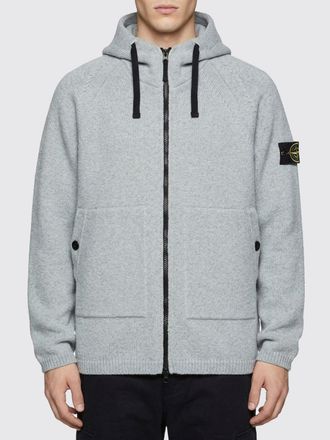 Stone Island Cardigan con cappuccio in poliestere Stone Island