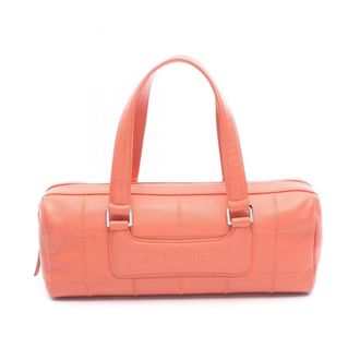Chanel Pink Leather Boston Bag (Pre-Owned)