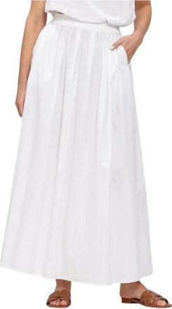 Lina Locchi Dames, Rokken, Wit, Maat: 2XL