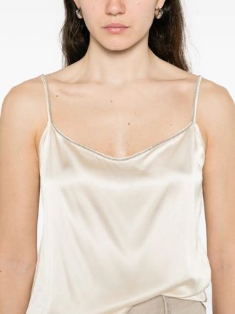 PANICALE Womens Embellished Top Ss26 W