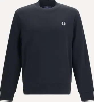 Fred Perry Felpa girocollo con logo Man M