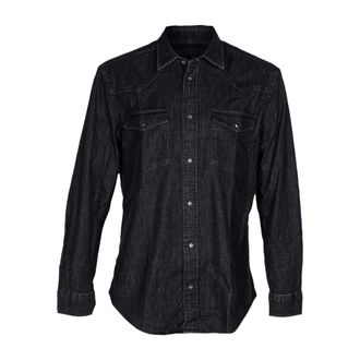 Dondup Hombre, Camisas, Negro, Talla: M