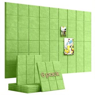 OEM Tablero De Fieltro, 6 Piezas, 3030 Cm, Adhesivos De Fieltro Para Pared, Adhesivos Fotogr&aacute;ficos Pared, Adhesivos Fondo Pared, Adhesivos Pared Diy