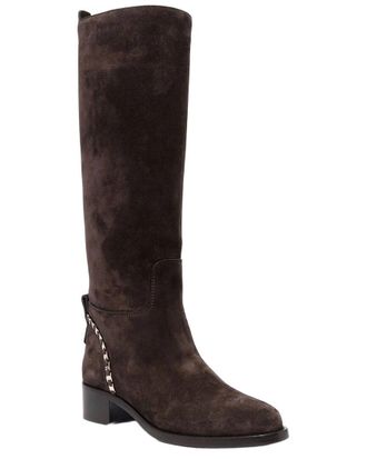 Ferragamo Tawnie Below Leather Knee Boot