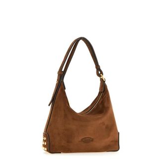 Tod's Gmt Sacca Mini - female - Tods - Shoulder Bags - Brown - ONE SIZE - Bags