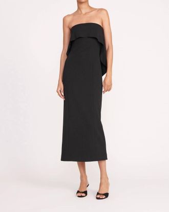 Staud Scarlett Dress In Black