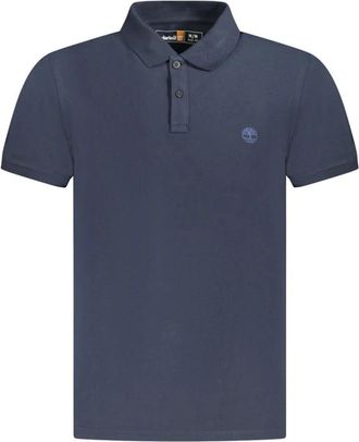 Timberland Blauw Katoenen Poloshirt voor Mannen - Heren - Polos - Blauw - M - Katoen - Tops
