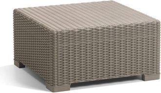 Keter Allibert - tavolino da esterno california color cappuccino, 68x68x35 cm - keter