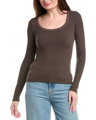 Project Social T Whats The Scoop Washed Rib Top