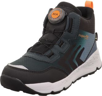 Superfit Boys Free Ride Lightly Lined Gore-Tex Trainers, Green Orange 010, 8 UK