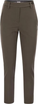 Brunello Cucinelli Pantaloni a sigaretta - Marrone