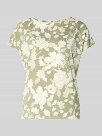 s.Oliver Red Label Loose Fit T-Shirt aus Viskose-Mix in Khaki, Gr&ouml;&szlig;e 34