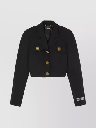 Versace virgin wool cropped jacket
