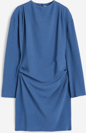 H&M Drapiertes Kleid - Blue