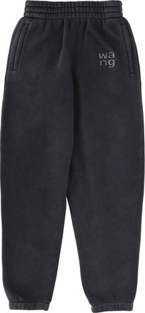 Alexander Wang Comfort Fit Cotton-Blend Logo Jogger Pants