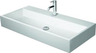 Duravit Lavabo Vero Air Wash Duravit 100x47cm, Sin Rebosadero, Con Banco