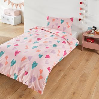 Sohome Bedset in katoen, rechthoekige kussensloop, Sweetheart