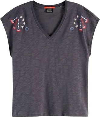 Scotch & Soda Dames, Tops, Grijs, Maat: S